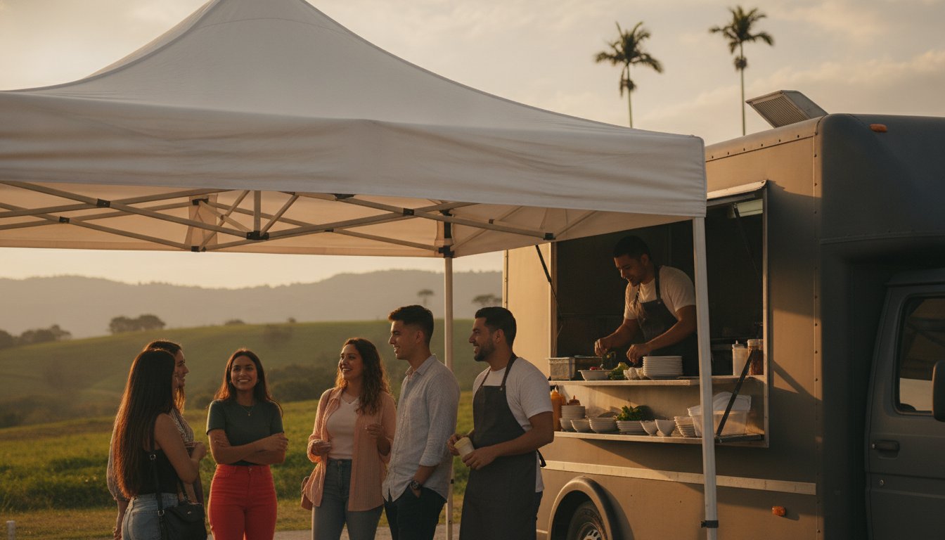 Carpas para food trucks en Colombia: Guía de compra y mejores opciones 2026