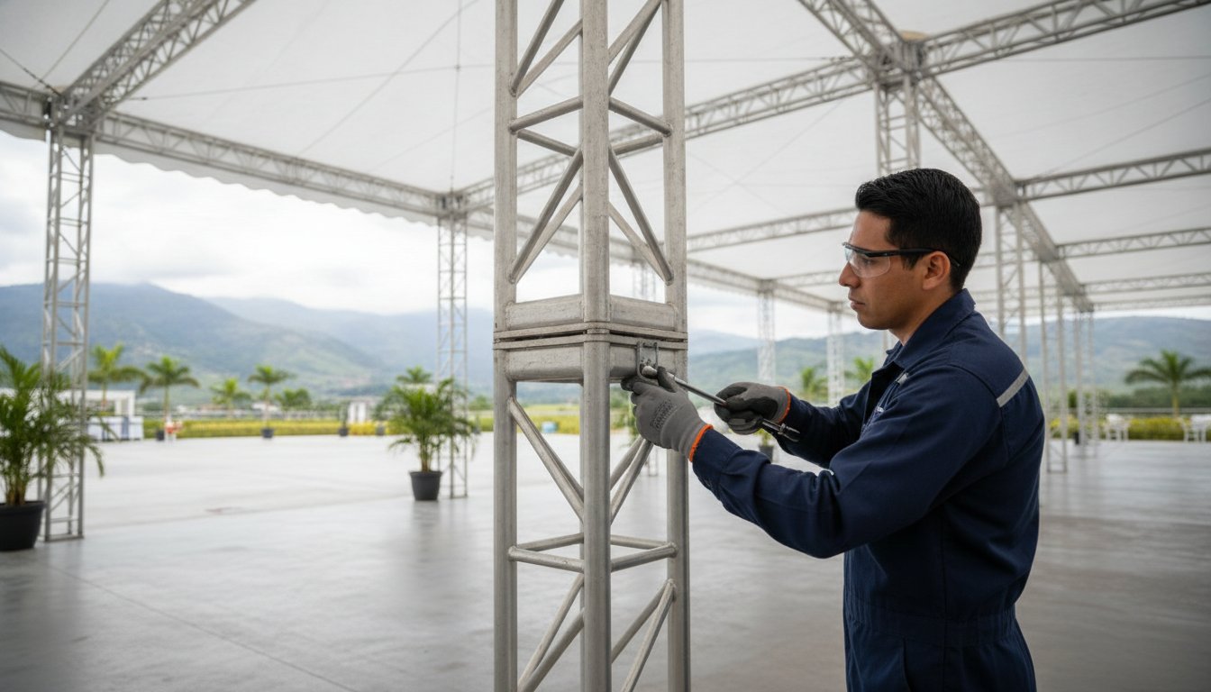 Guía de mantenimiento y estabilidad para carpas de alta resistencia