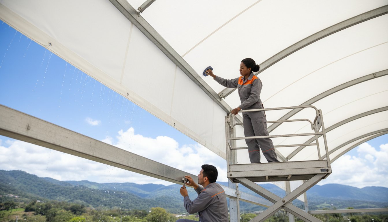 Consejos para el cuidado de carpas de alta resistencia en exteriores