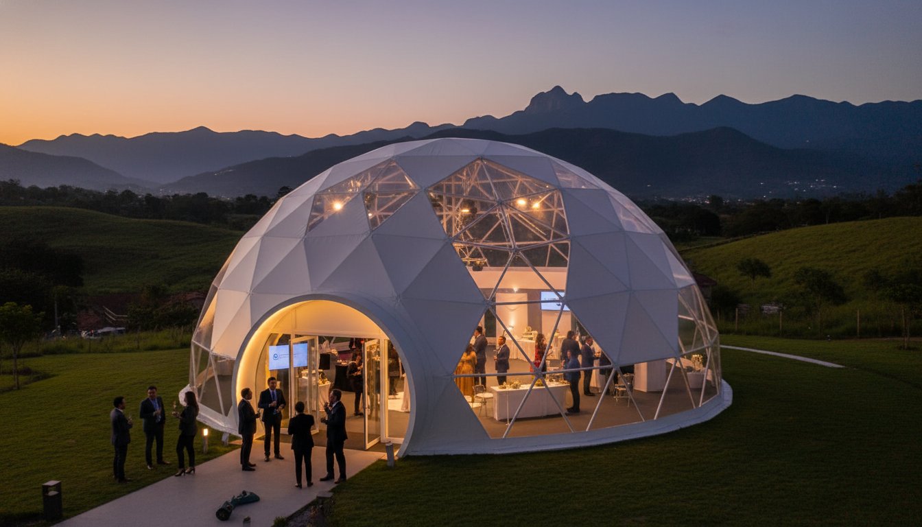 Domos personalizados para eventos en Colombia: Guía de diseño y fabricación 2026