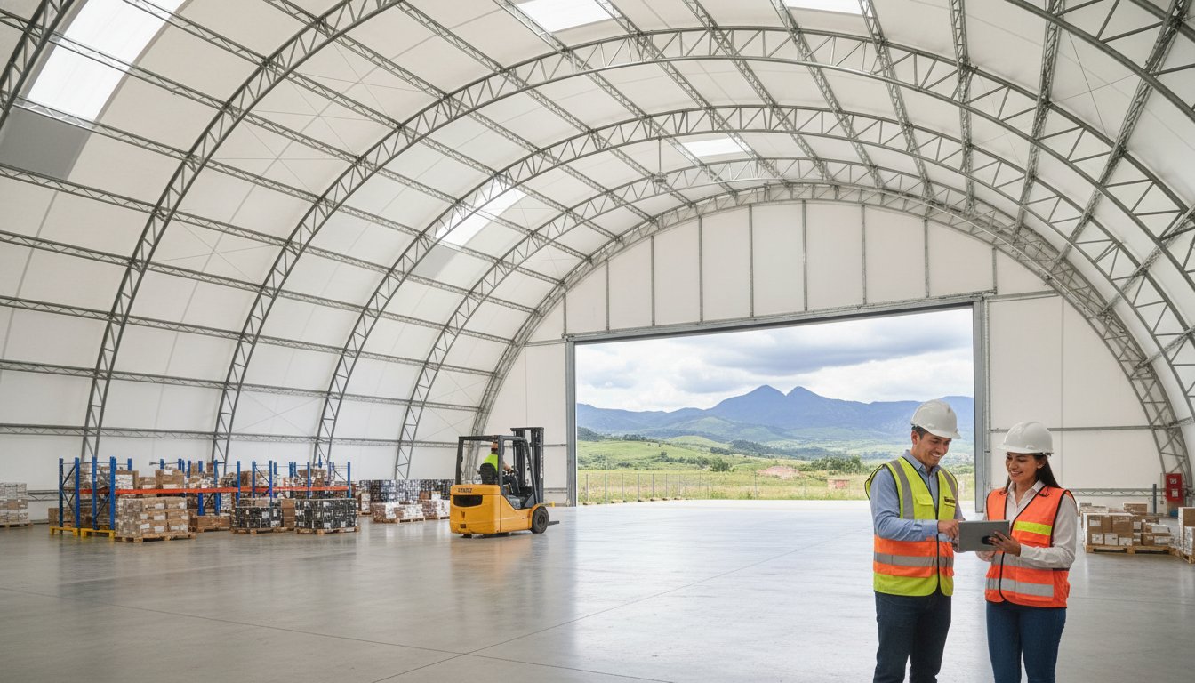 Domos industriales en Colombia: Guía completa de soluciones estructurales 2026