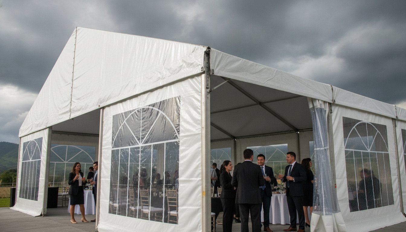 Cómo elegir una carpa resistente: Guía técnica para eventos y negocios en 2026 – Hero Image Cómo elegir una carpa resistente: Guía técnica para eventos y negocios en 2026