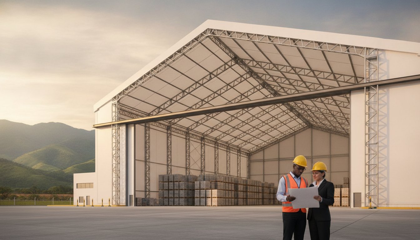 Carpas industriales en Colombia: Guía de soluciones estructurales y almacenamiento 2026